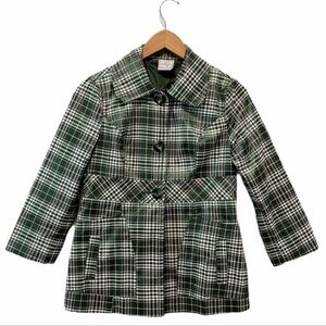 Zara Plaid lightweight jacket.